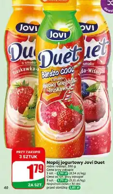 Dino Napój jogurtowy Jovi Duet truskawka kiwi oferta