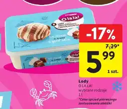 Intermarche Lody śmietankowo-czekoladowe O la la! oferta