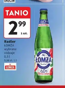 Intermarche Piwo bezalkoholowe Radler Łomża Jabłko & Mięta oferta