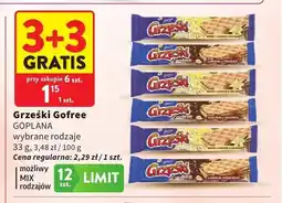 Intermarche Wafel Grześki Gofree orzechowy oferta