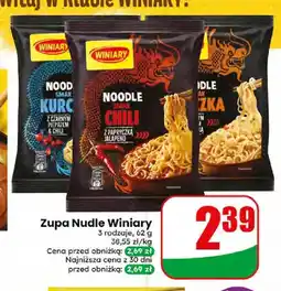 Dino Zupa Nudle Winiary smak Kurczak z czarnym pieprzem & chili oferta
