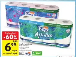 Intermarche Papier toaletowy Foxy Artistico naturalnie biały oferta