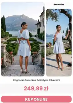 Renee Sukienka damska z bufiastymi rękawami Renee oferta