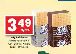 EMMA market Lody Śnieżka Nordis oferta
