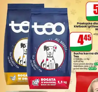 Dino Sucha karma dla psa Teo bogata w drób oferta