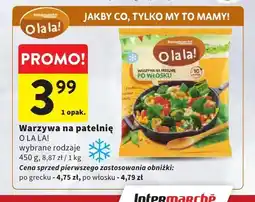 Intermarche Warzywa na patelnię po grecku O la la! oferta