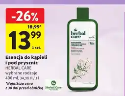 Intermarche Esencja do kąpieli i pod prysznic Herbal Care oferta