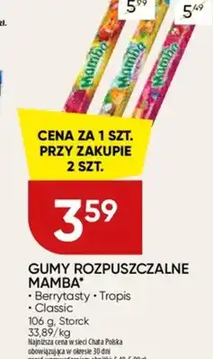 Chata Polska Gumy rozpuszczalne Mamba Tropis oferta