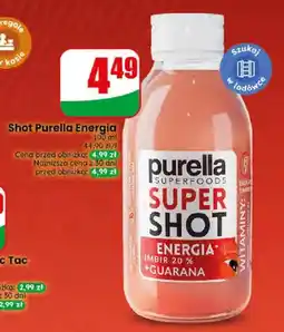 Dino Shot Purella Superfoods Energia imbir 20% + guarana oferta
