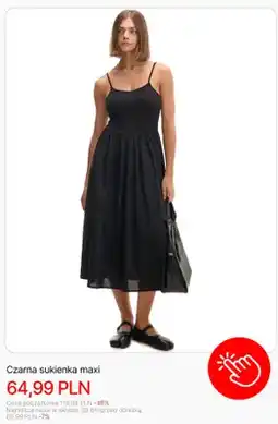 Cropp Sukienka damska maxi Cropp czarna oferta