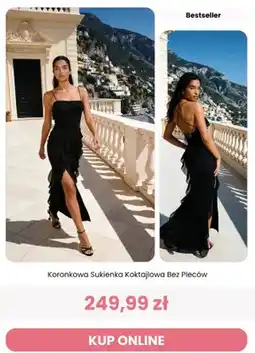 Renee Sukienka koktajlowa Renee Koronkowa Bez Pleców oferta