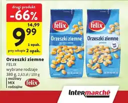 Intermarche Orzeszki ziemne prażone bez soli Felix oferta