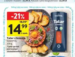 Intermarche Tatar z łososia Suempol oferta