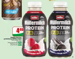 Dino Napój mleczny proteinowy Müllermilch Protein o smaku malinowym oferta