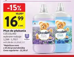 Intermarche Płyn do płukania Coccolino Fresh Lavender Mint oferta