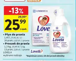 Intermarche Płyn do prania Lovela Baby oferta