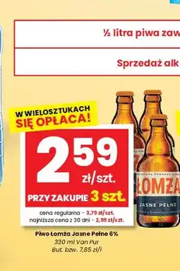 EMMA market Piwo Łomża Jasne Pełne oferta