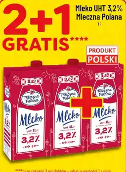 Polomarket Mleko UHT 3,2% Mleczna Polana oferta