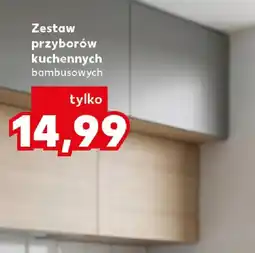 Kaufland Zestaw przyborów kuchennych bambusowych oferta