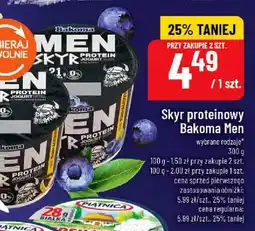 Polomarket Skyr proteinowy Bakoma Men oferta