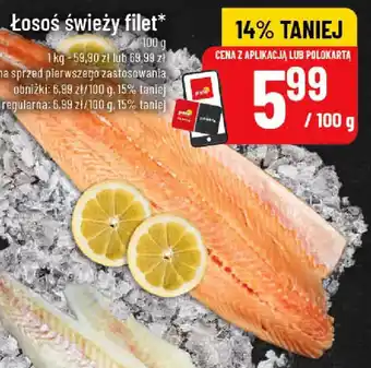 Polomarket Łosoś świeży filet* oferta