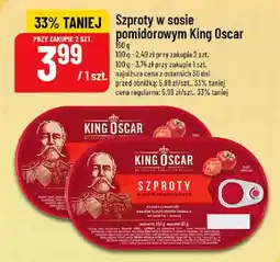 Polomarket Szproty w sosie pomidorowym King Oscar oferta