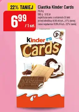 Polomarket Ciastka Kinder Cards oferta