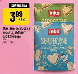 Polomarket Owsiane serduszka musli z jabłkiem lub kokosem oferta