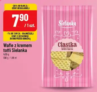 Polomarket Wafle z kremem toffi Sielanka oferta