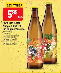 Polomarket Piwo Inne Beczki Mango JERRY IPA lub Summertime IPA oferta