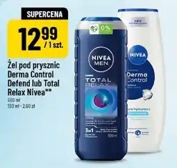 Polomarket Żel pod prysznic Derma Control lub Total Relax Nivea oferta