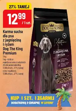 Polomarket Karma sucha dla psa z jagnięciną i ryżem Dog The King Premium Selection oferta