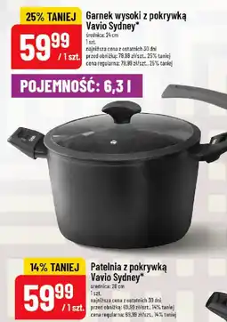 Polomarket Garnek wysoki z pokrywką Vavio Sydney oferta