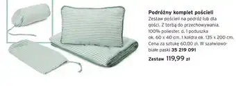 Podróżny komplet pościeli