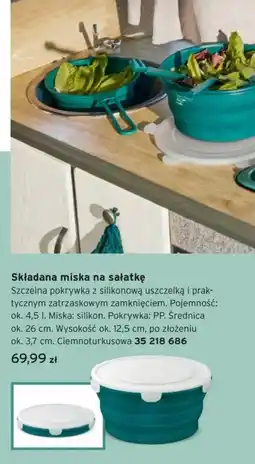 Tchibo Skladana miska na sałatkę oferta