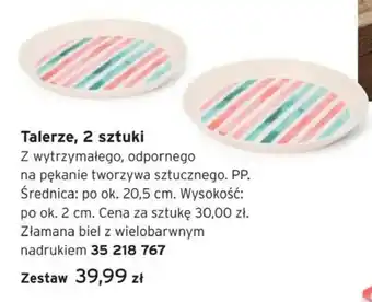 Talerze, 2 sztuki