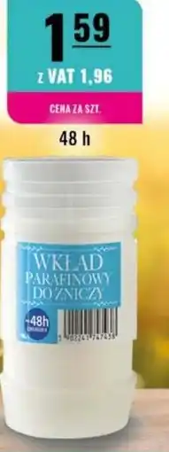 Eurocash Wkład parafinowy do zniczy oferta