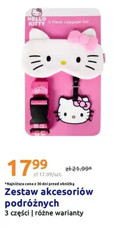 Action Hello Kitty Zestaw akcesoriów podróżnych oferta