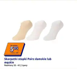 Action Skarpetki stopki Pairz damskie lub męskie oferta
