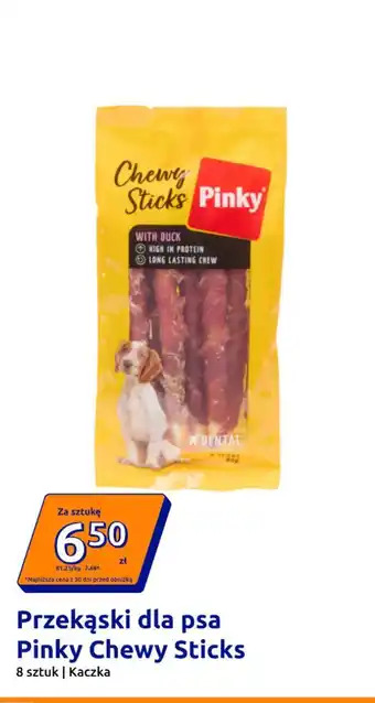 Action Przekąski dla psa Pinky Chewy Sticks oferta