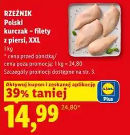 Lidl Polski kurczak – filety oferta