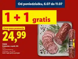 Lidl PIKOK Krakowska z szynki, XXL oferta