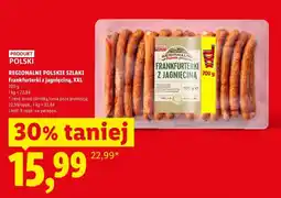 Lidl REGIONALNE POLSKIE SZLAKI Frankfurterki z jagnięciną, XXL oferta