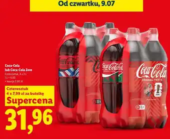 Lidl Coca-Cola lub Coca-Cola Zero oferta