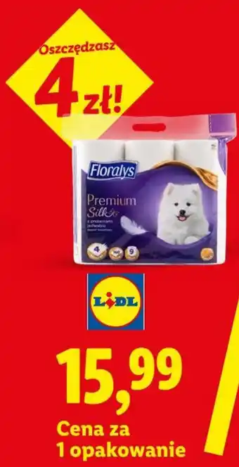 Lidl Papier toaletowy Floralys Premium Silk oferta