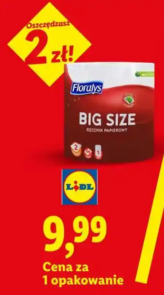 Lidl Ręcznik papierowy Floralys oferta
