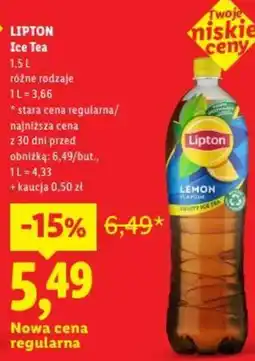 Lidl Lipton Ice Tea oferta