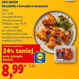 Lidl Skrzydełka z kurczaka w marynacie oferta