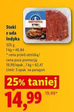 Lidl Steki z uda indyka INDYKPOL oferta