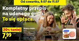 Lidl Burgery z indyka INDYKPOL BURGER oferta